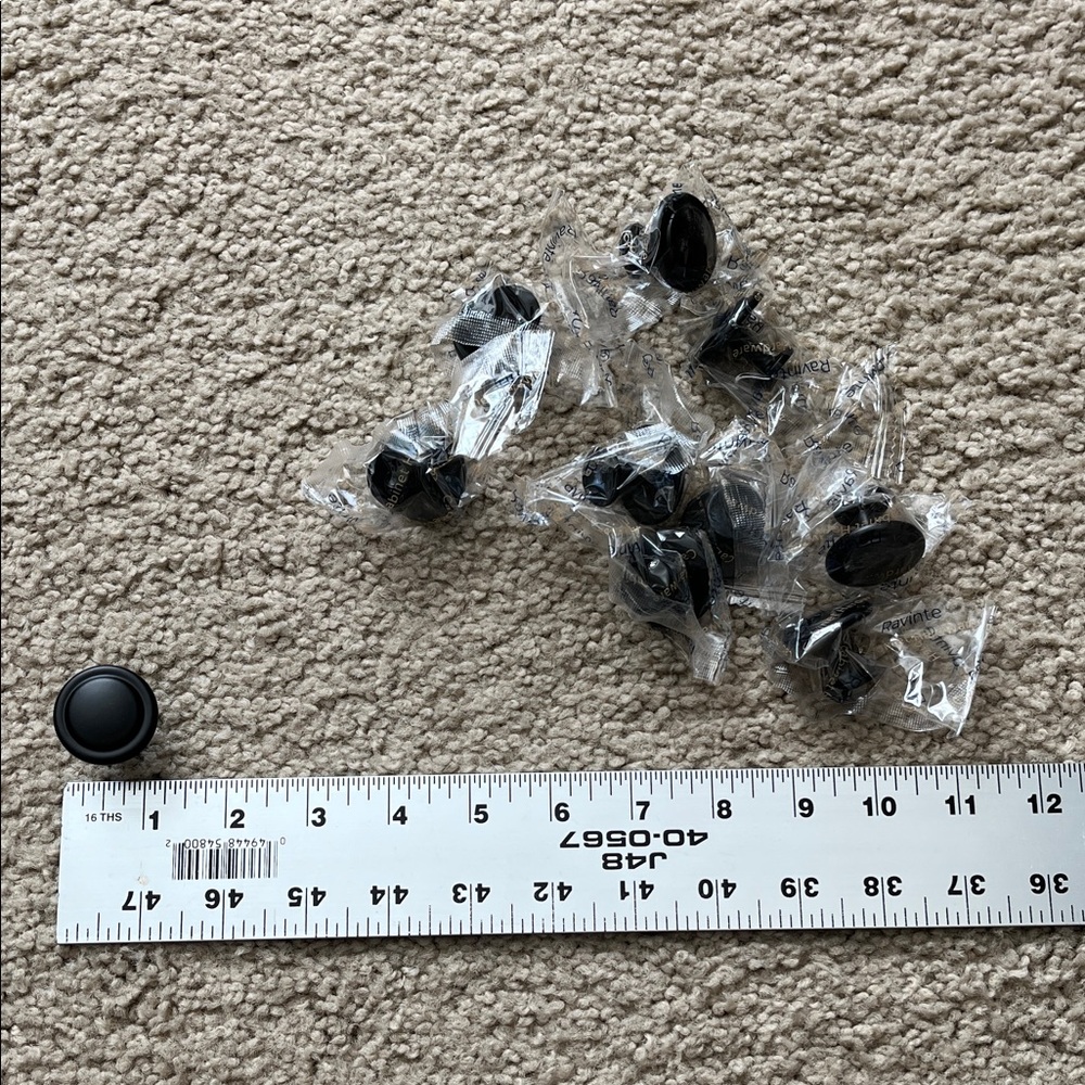 Ravinte Matte Black Cabinet Knobs Set